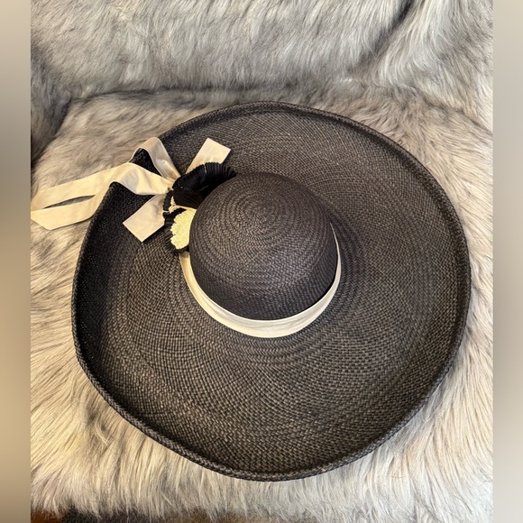 Christine A. Moore Sophisticated Black and Gray Women's Hat